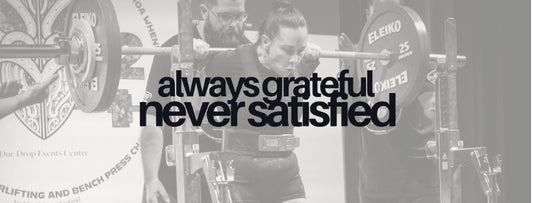 Always grateful never satisfied cover pic
