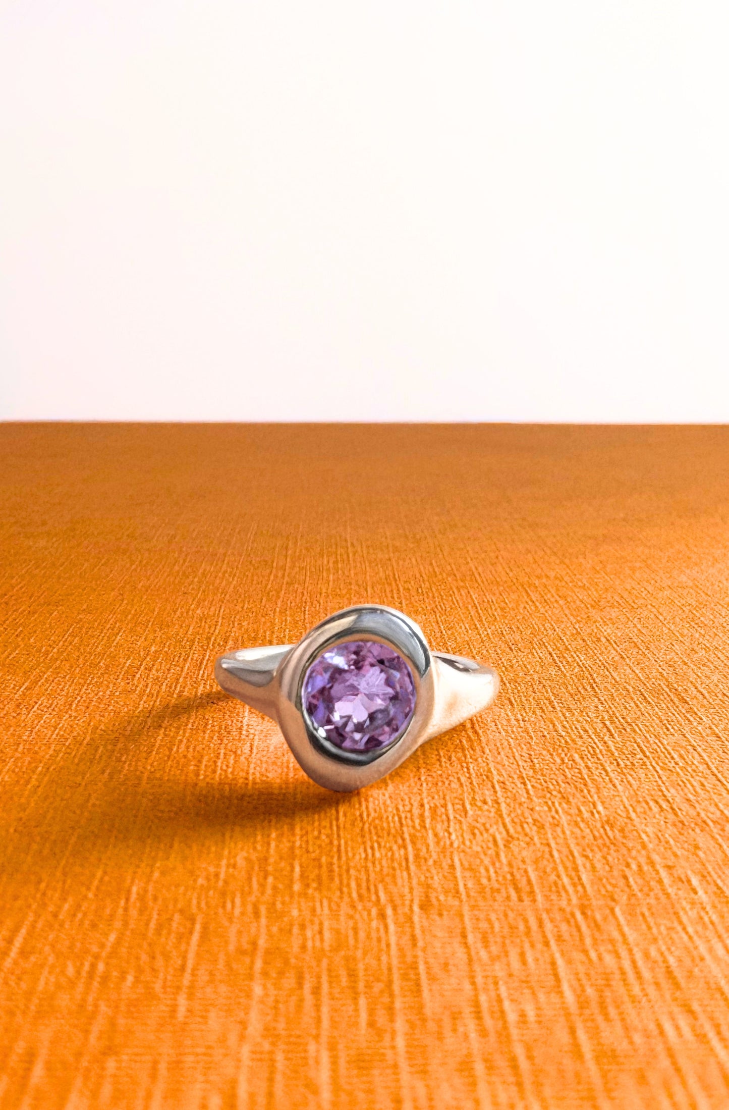 Lilac Tide Amethyst Ring - Size N