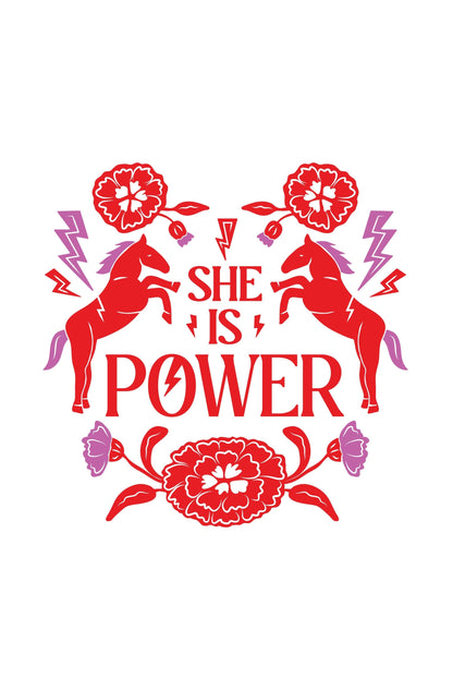 She Is Power | White