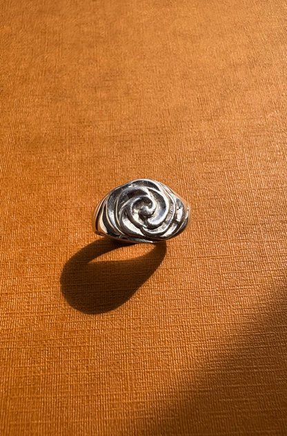 The Rose - Signet Ring - Size J1/2