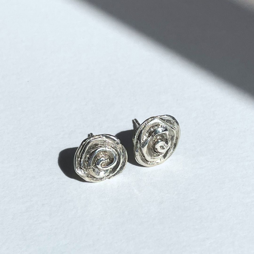 Rose Studs - Medium