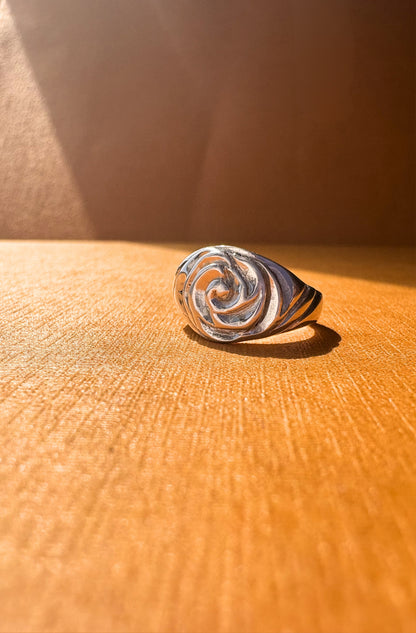 The Rose - Signet Ring - Size J1/2